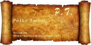 Peltz Tarcal névjegykártya